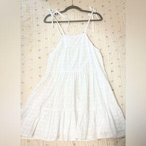 Miami For Francesca White Sleeveless Halter Sundress